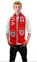 Canada Souvenir 58"L Knitted Scarf x3