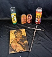 CRUCIFIX & RELIGIOUS ITEMS COLLECTION
