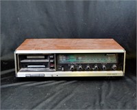 PANASONIC 8-TRACK AMP CASSETTE PLAYER RADIO works