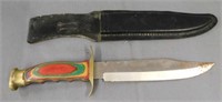 Unmarked stainless steel Pakistan Bowie style