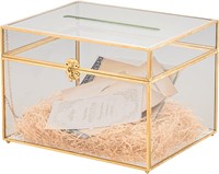 NCYP Wedding Cards Box - 12x9.4x8.4 Gold