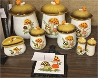 Vintage Sears merry mushroom kitchen set