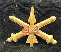 Vintage US Army Officer Collar Pin; 44th Air