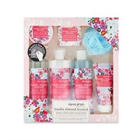 Olivia Grace 7-Piece Vanilla Almond Scented Bath &