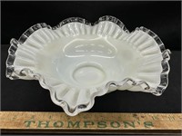 Fenton silver crest bowl