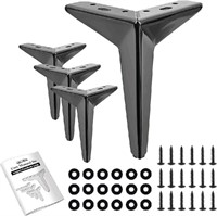 iBorn 6 3/4 inch Metal Furniture/ Table Legs. Angl