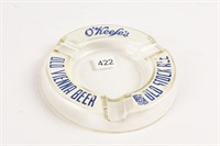 O'KEEFE'S OLD STOCK ALE GLASS ASHTRAY