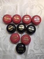 10 Parker Pro Yo-Yo’s Vintage 1970’s