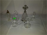 Lot of 6 Vintage Perfume Bottles