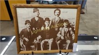 SEPIA TONED PHOTOPRINT OF THE WILD BUNCH GANG