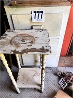 Vintage Cabinet & Table(Front porch)