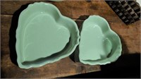 Pair of Heart Snack Bowls