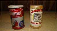 Vintage Baking Powder Containers