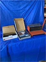 Book binding machine and supplies