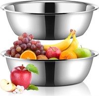 2 Pieces Stainless Steel Mixing Bowl