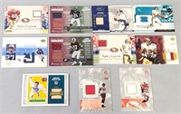Patch Football Cards Lot Collection Inserts
