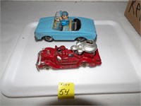C.I. Hubley Fire Truck-Missing Tire & Friction car