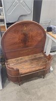 ANTIQUE TWIN BED ENTRY BENCH CONVERSION