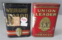 (2) Tobacco tins includes Union, etc.