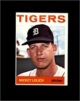 1964 Topps #128 Mickey Lolich EX to EX-MT+