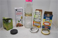 Canning Set. New. Jars & Wide Mouth Bands. No Lids