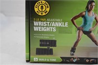 5 Lbs. Pair Adjustable Wrist/Ankle Weights
