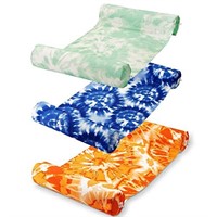 Sloosh 3 Pack 4-in-1 Inflatable Pool Floats Hammoc