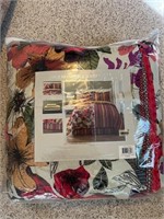 Like new 4 piece king bed set with bag