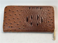 Alligator? Leather Wallet 7 1/2”
