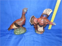 2 Wild Turkey Decanters