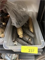 BIN OF CUCKOO CLOCK WEIGHTS