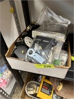 BOX OF MIXED CLOCK PARTS