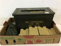 Metal 5.56 MM Ammo Box-w/ Total of 280