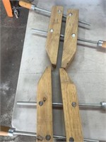 (2) Wood Clamps