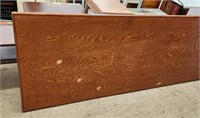 Heavy duty wooden folding table. 97"x34"x 30"