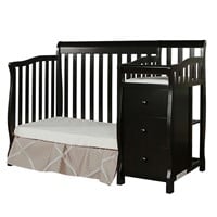 4-in-1 Mini Convertible Crib and Changer