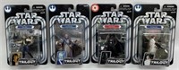 (4) 2004 Star Wars Trilogy Collection Action