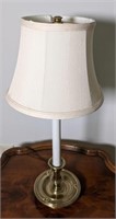 (G) Vintage Stiffel Candlestick Table Lamp Candle
