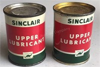 Sinclair Lubricant Cans 3" - 2, NEW OLD STOCK!