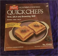 Microwave Cookware Quick Chefs Browning Grill