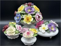 English Bone China Floral Bouquets