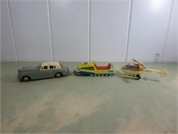 Car and Helicopter Friction Toys +