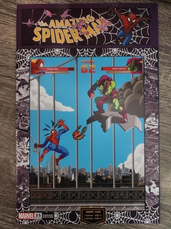 EX: Amazing Spider-man #35 (2023)WAITE 8-BIT VT +P