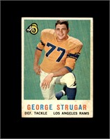 1959 Topps #121 George Strugar VG to VG-EX+