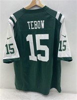 New York jets  Jersey - Tebow 15 - Size  Large