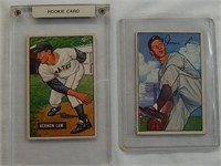 Vernon Law Baseball Cards 1951 & 1952 Idaho Born