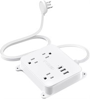 TROND Flat Plug Power Strip 3AC+3USB