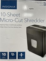 INSIGNIA MICRO CUT SHREDDER RETAIL $150
