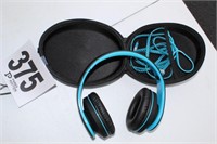 Wireless Bluetooth Headphones Blue (U245)