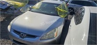 2005 HONDA ACCORD DX 1HGCM56185A190941 NO KEY